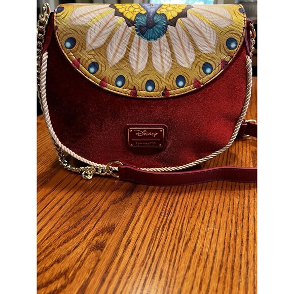 Loungefly Disney Crossbody Bag Snow White Evil Queen Throne Heart Box Cosplay - Picture 9 of 16